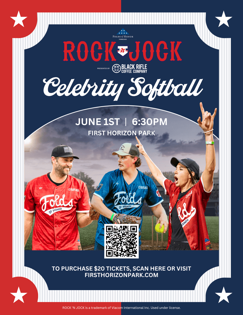 Softball Jock Box Folds of Honor Rock ‘N Jock Softball Game 2026: Lineup, Tickets ...