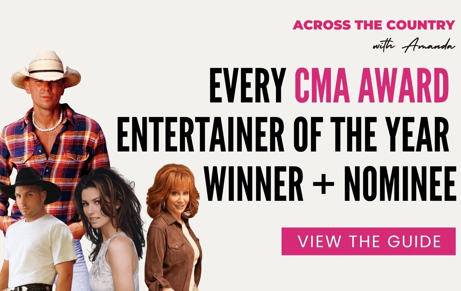 Every CMA Entertainer of the Year Winner and Nominee by Year
