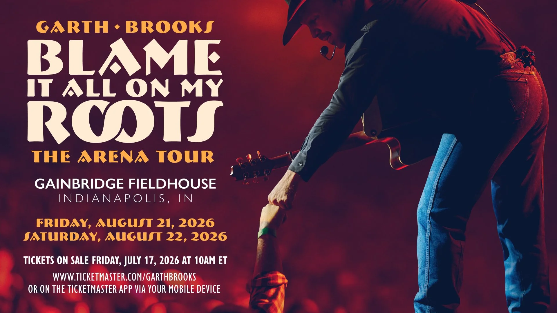 Garth Brooks Tour 2026: Blame It All On My Roots Dates, Tickets and Details