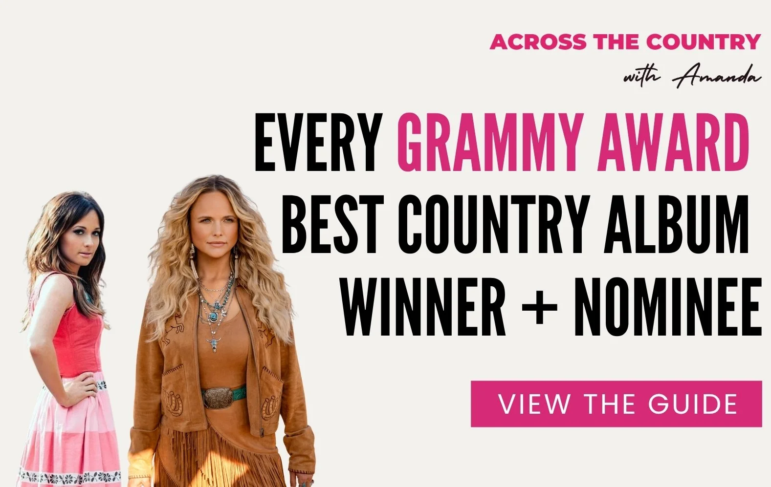 Grammy Best Country Album Winners &amp; Nominees