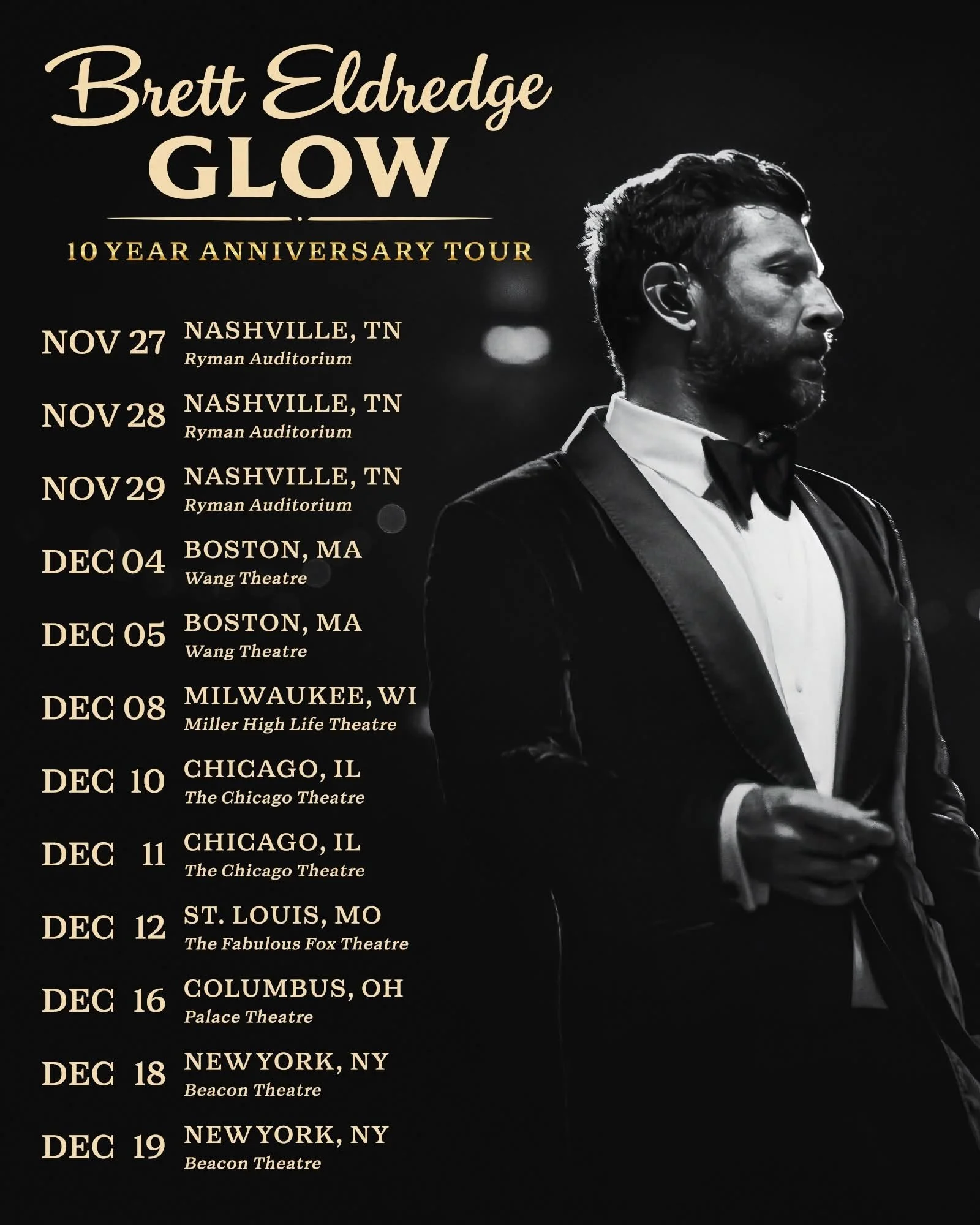 Brett Eledredge 2026 Christmas Tour.