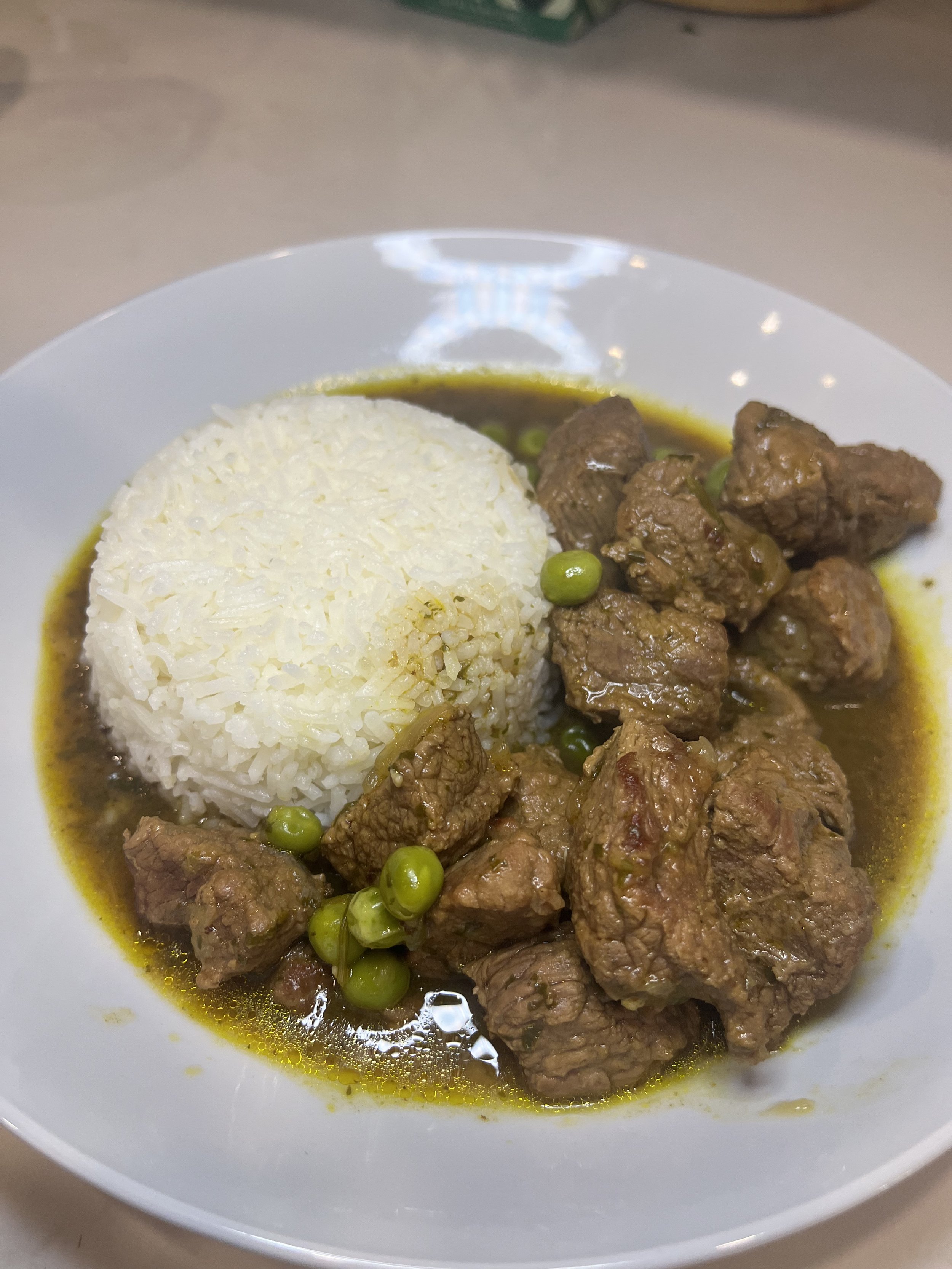 peruvian beef stew estofado de carne with vegetables