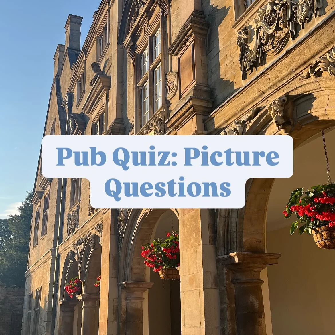 Picture questions for tonight&rsquo;s quiz 💜