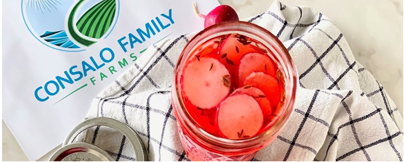 Homemade Quick Pickled Radishes