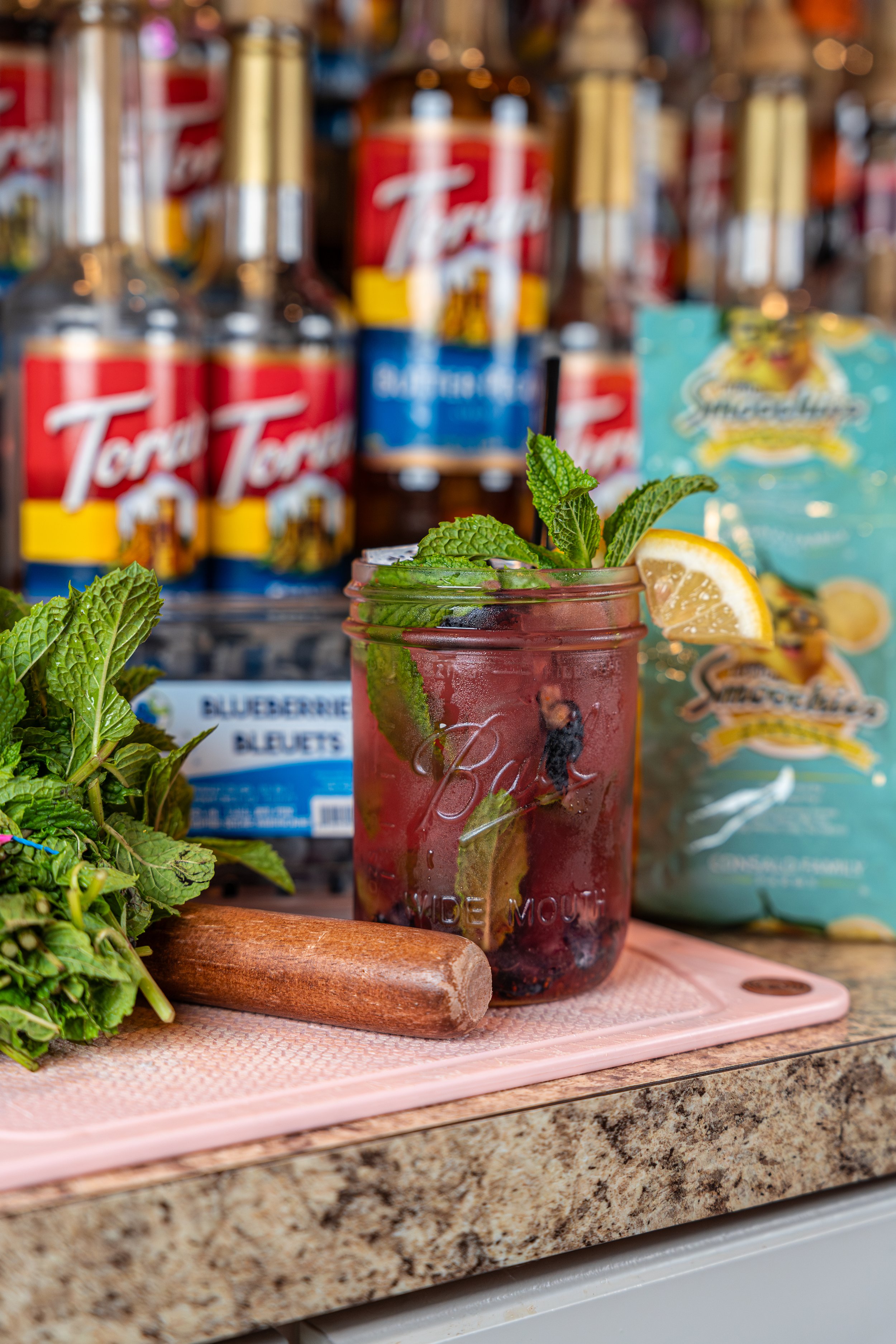 Blueberry Mint Lemonade