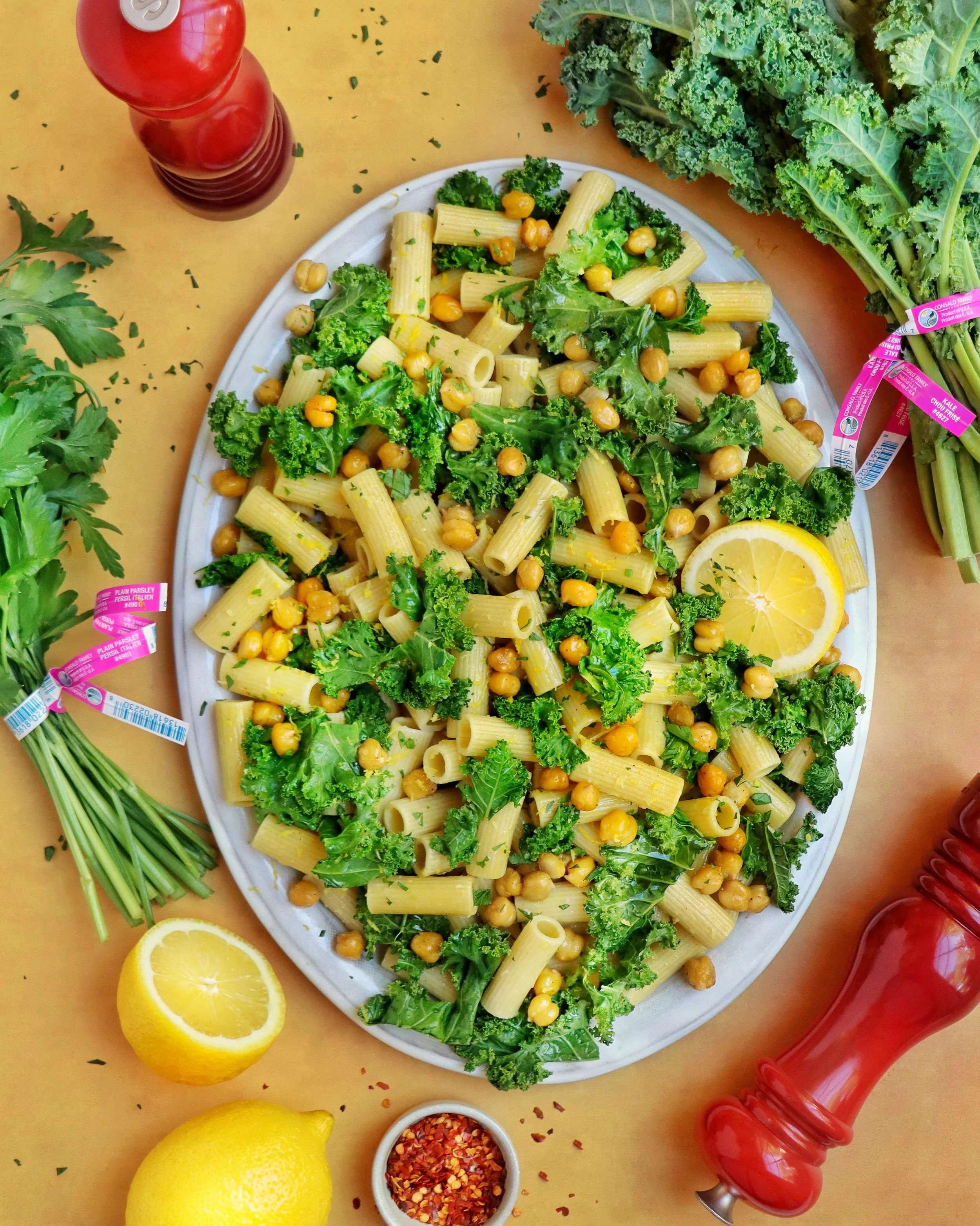 Lemon Kale Pasta