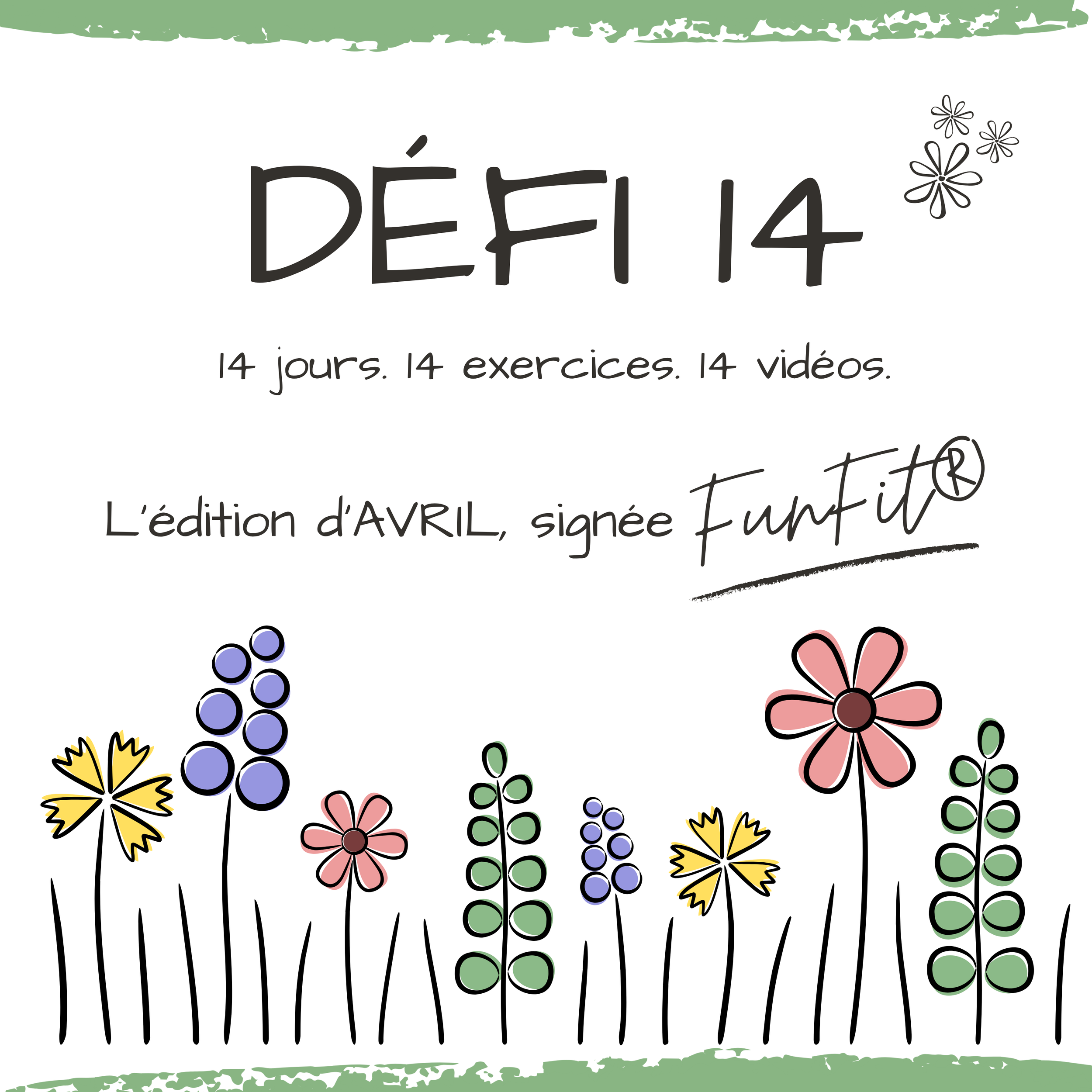 Défi 14 : l'édition d'avril signé FunFit®