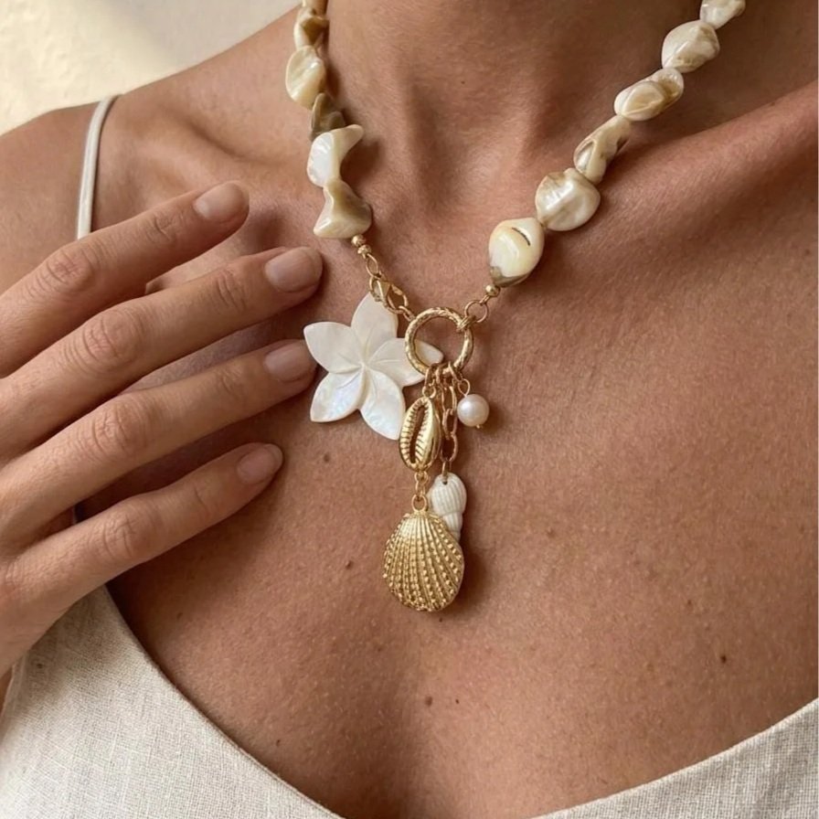 Coastal/shell necklace