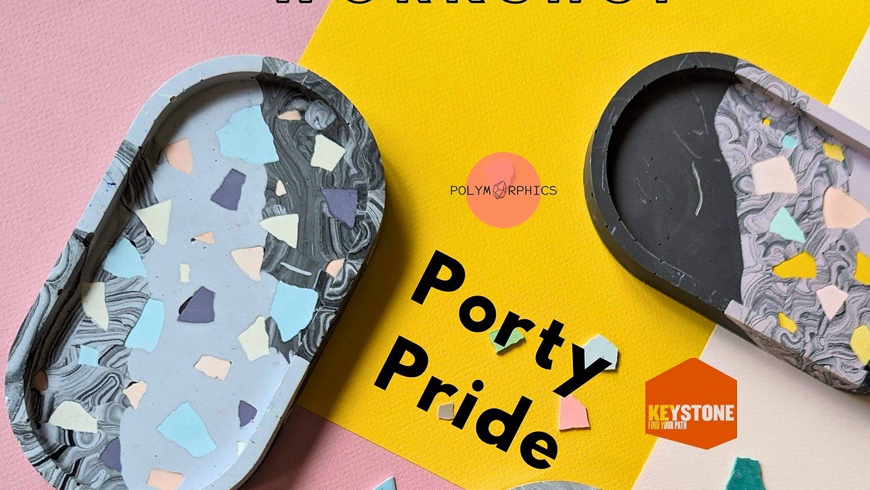 Porty Pride Terrazzo Tray Workshop @Tribe Porty