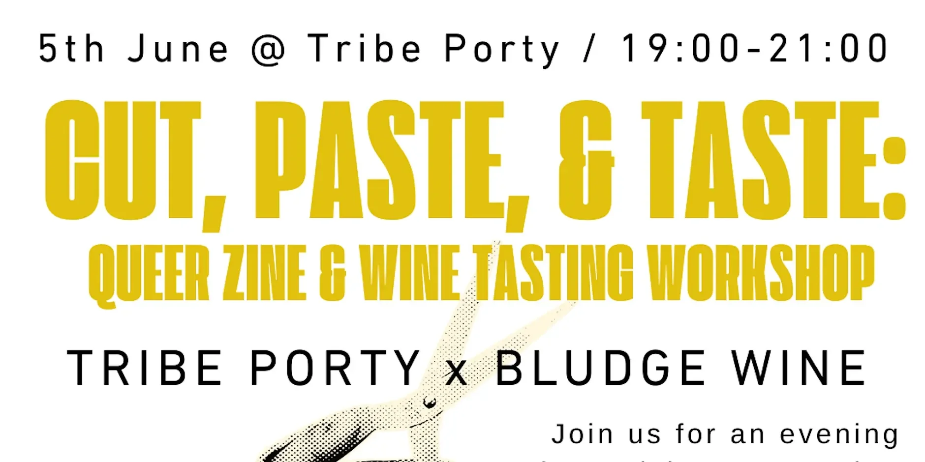Cut, Paste, &amp; Taste: Queer Zine &amp; Wine Tasting Workshop