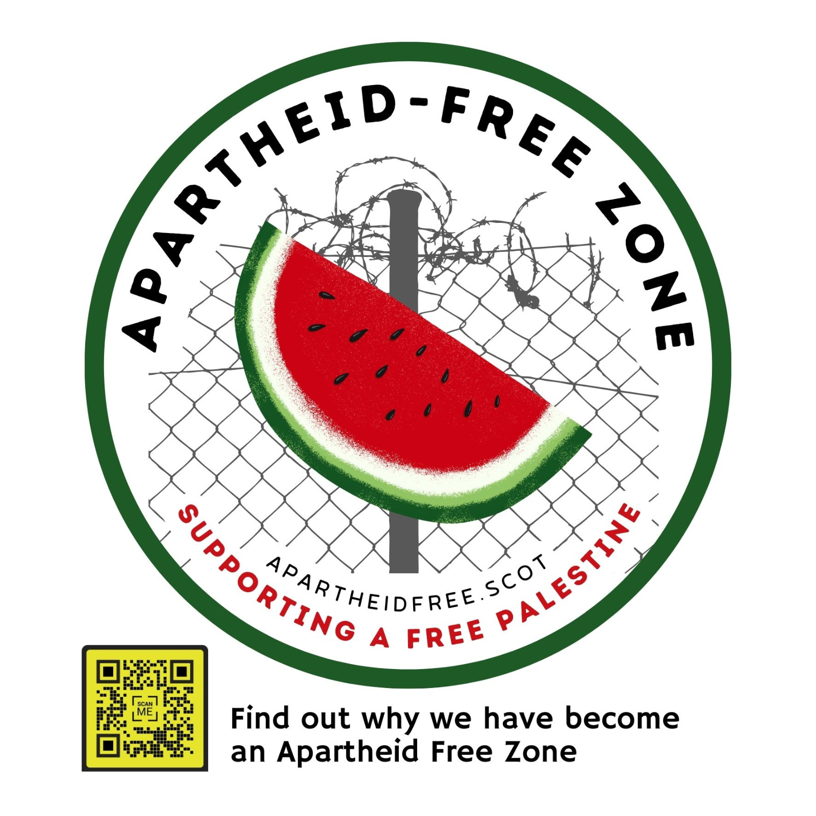 Apartheid Free Zone Scotland Logo