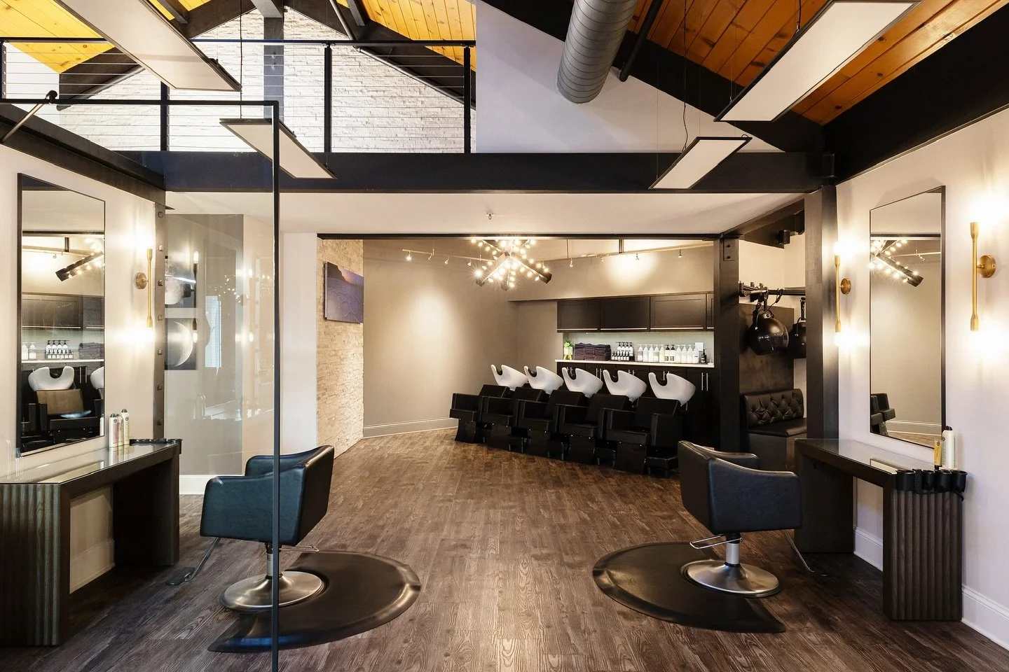 Views of the stunning Niki Moon Salon #yandbinteriors