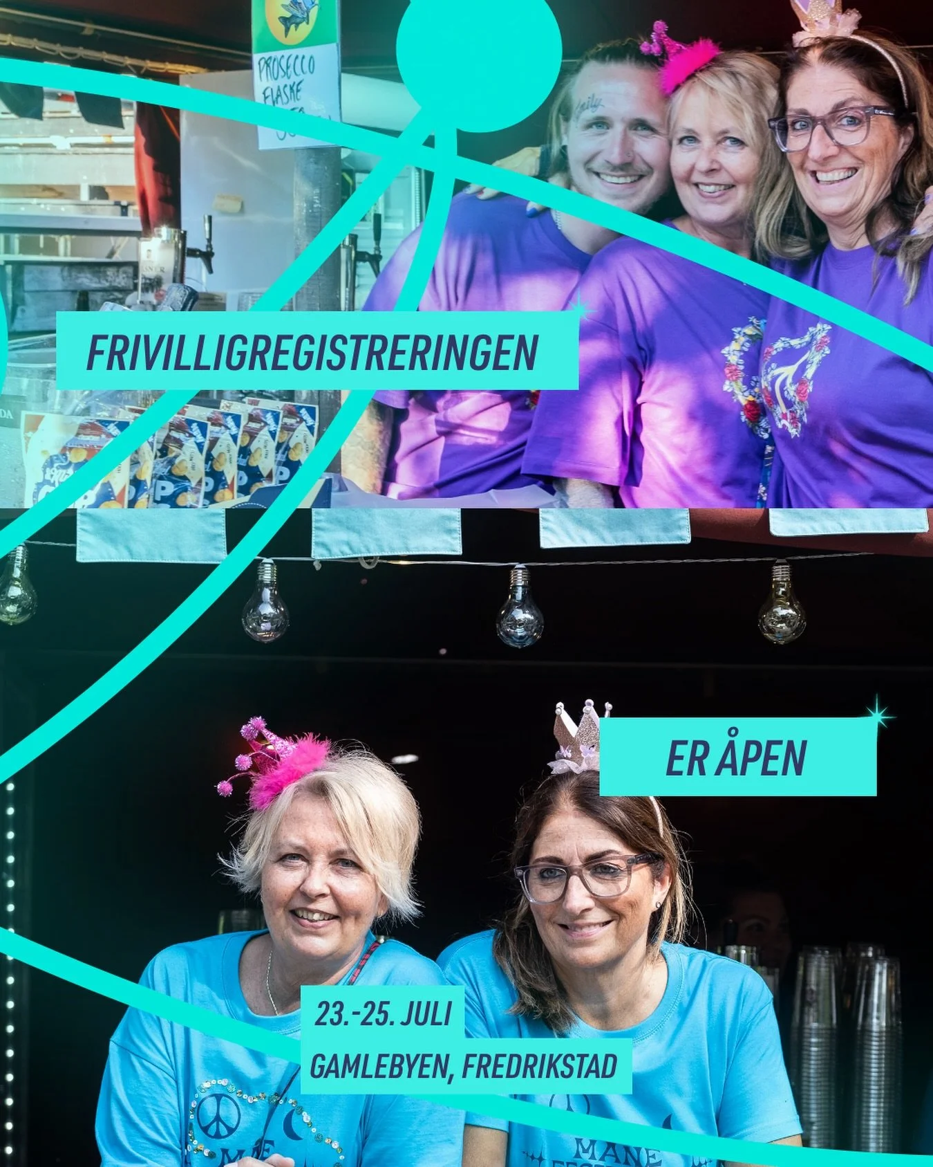 😍 Frivilligregistreringen er &Aring;PEN (!) Hei verdens beste mennesker 👋🏼 1. mars er her og du kan n&aring; melde deg som frivillig til &aring;rets vakre eventyr i Gamlebyen 🩵 P&aring;melding: https://app.crescat.io/public-forms/9b3f07a5-6c3a-4e