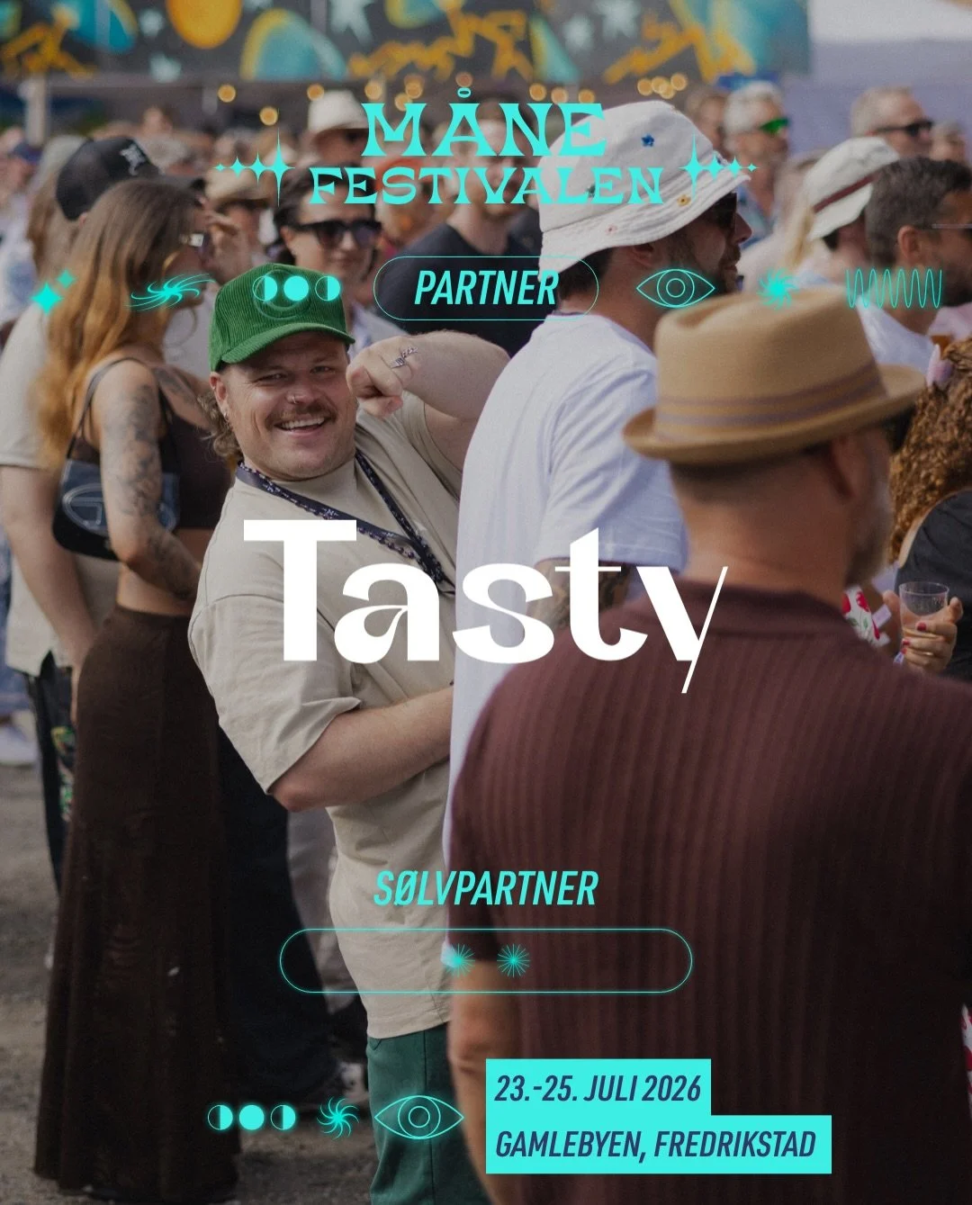 Vinn Festivalpass 🎈 Vi feirer v&aring;r nye s&oslash;lvpartner Tasty med konkurranse 🎫 

I &aring;r &oslash;nsker vi Tasty velkommen som en av v&aring;re nye matleverand&oslash;rer p&aring; M&aring;nefestivalen 🍴

Vinn 2 x Festivalpass til M&aring