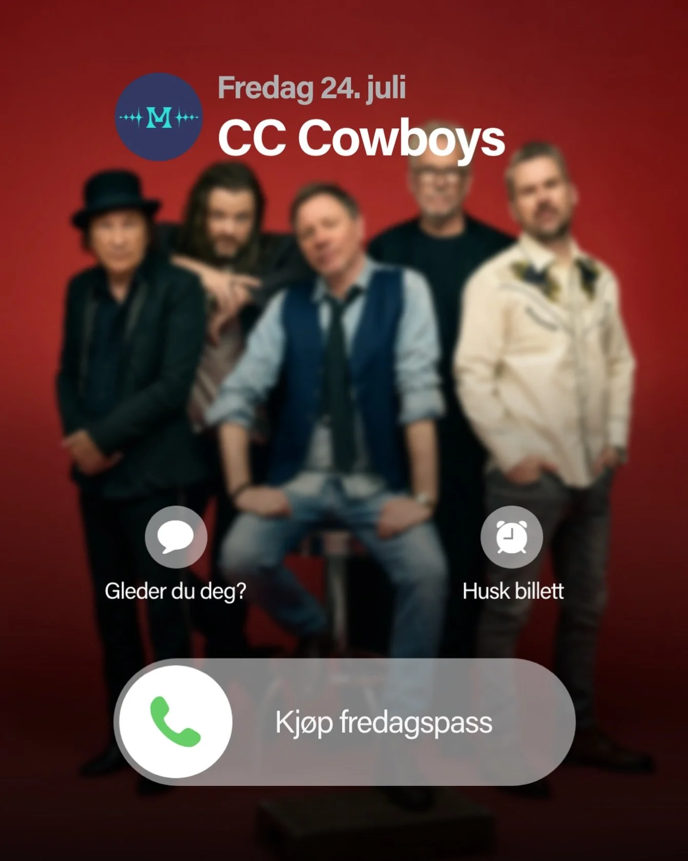 CC Cowboys calling fredag 24. juli 📞

Kj&oslash;p fredagspass 🎫 https://tikkio.com/events/57661

#cccowboys #hjemmebane #fredrikstad #m&aring;nefestivalen
