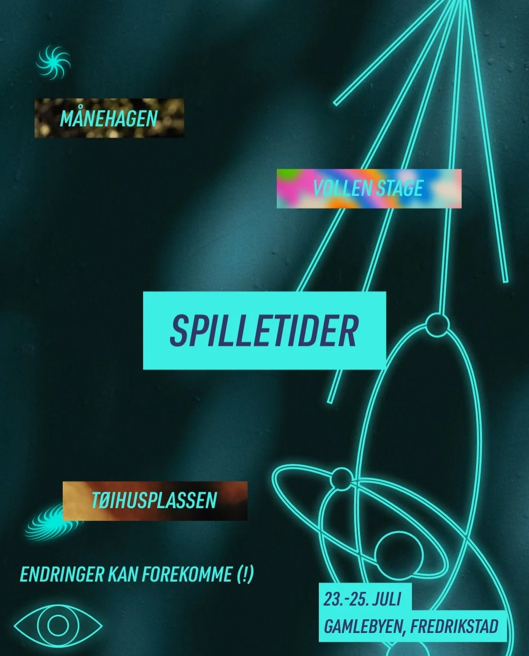 Endelig 🔥 Dette har mange ventet p&aring; 👨🏼&zwj;🚀 Se spilletider for &aring;rets M&aring;nefestival 🌙 Hvem spiller n&aring;r? Her f&aring;r du svaret! 3 dager. 3 scener.

CC Cowboys 
The Wailers 
Raga Rockers 
deLillos 
Thomas Dybdahl 
Thomas S