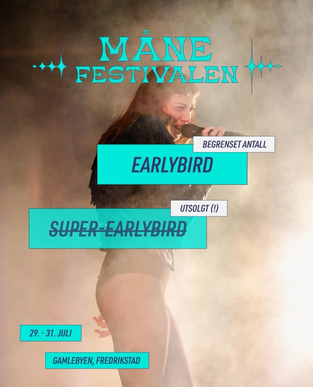 Super-Earlybird UTSOLGT (!) De f&oslash;rste Festivalpassene til M&aring;nefestivalen 2027 er borte &mdash; i rekordfart.

👨🏼&zwj;🚀 Men, fortvil ikke! Du har en siste sjanse til &aring; sikre deg rabatterte billetter. Earlybird er neste og siste b
