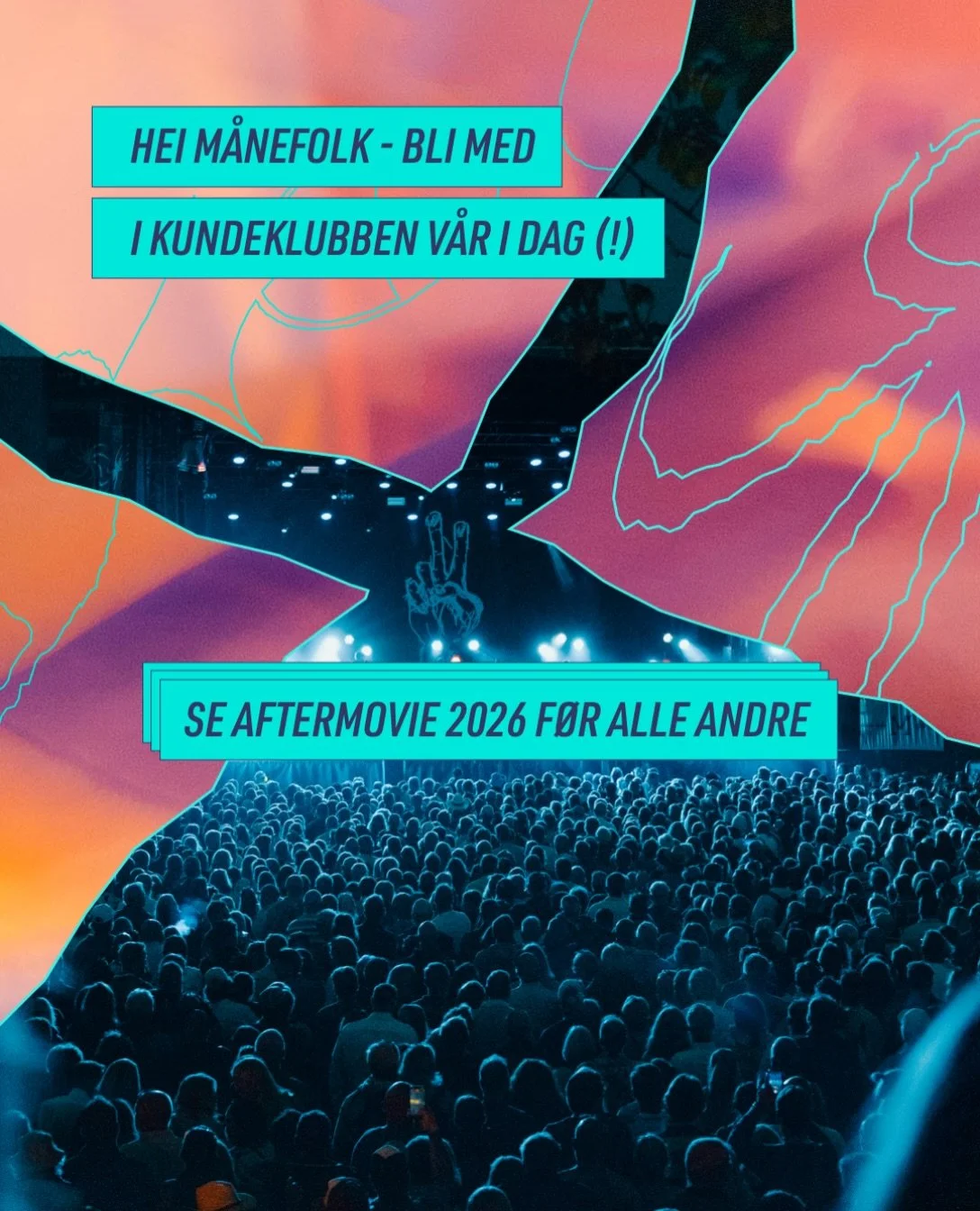 🎥 Det er p&aring; tide &aring; gjenoppleve magien 🚀✨

Vi slipper Aftermovie 2026 &ndash; og M&aring;nefolk f&aring;r se den f&oslash;r alle andre 🔥 Meld deg inn i M&aring;nefolk her 🌙 https://minside.modish.no/maanefestivalen?oic=nettside

Det st