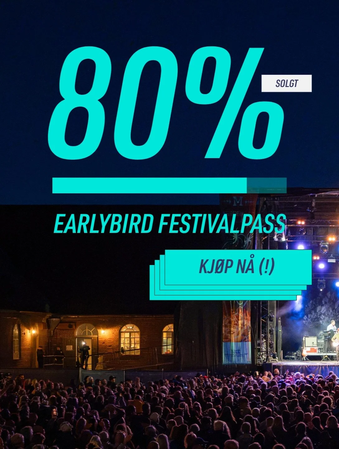 Rakettfart 😱 Ikke sitt p&aring; gjerdet (!) N&aring; ryker jammen snart Earlybird billettene til M&aring;nefestivalen 2027 🌙 

Her g&aring;r det unna folkens: https://tikkio.com/events/65086 🎫 

N&aring;r de siste Earlybird Festivalpassene er bort