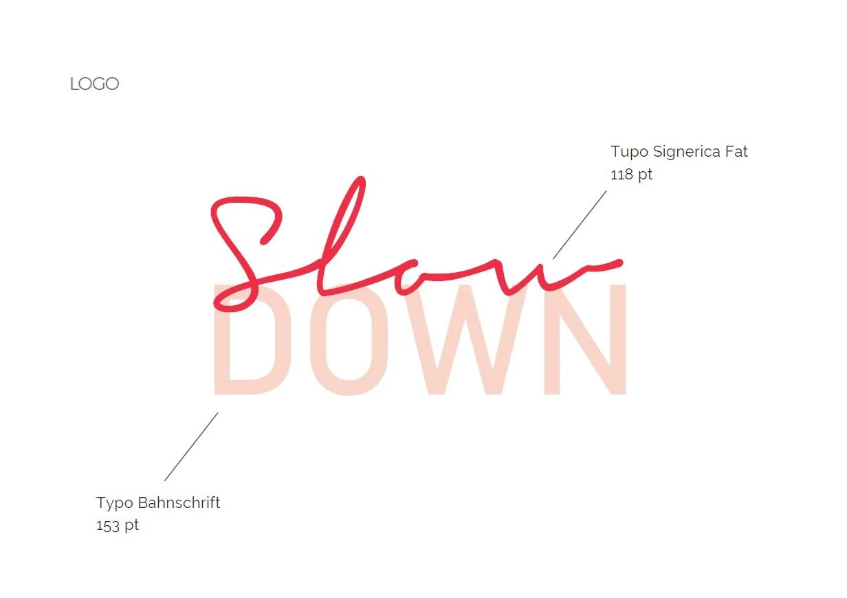 Identité de marque du blog SlowdownToday