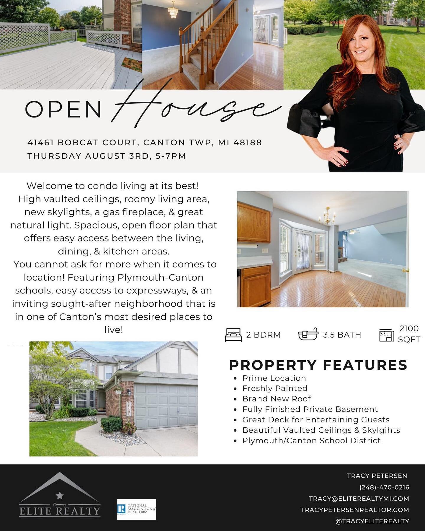 For all the buyers out there looking for a great condo in Canton - Come see me tomorrow between 5pm-7pm! 🏡

Prime location with some unbeatable features! This property won&rsquo;t last long! 👏🏼 
.
.
.
.
.

#newlisting #michiganrealtors #michiganho