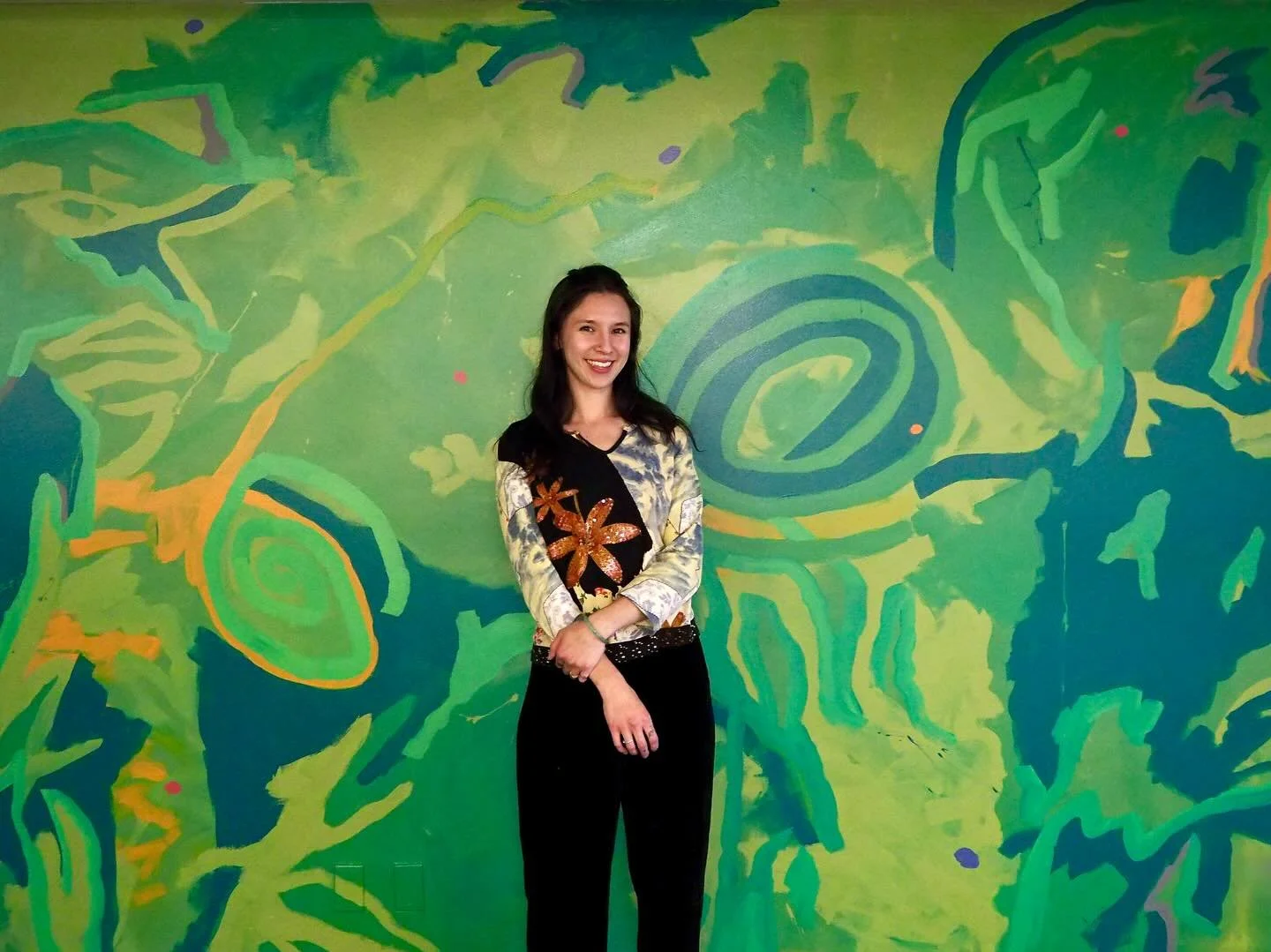 I am IMMENSELY proud to showcase my most recent mural series, installed at The Ridge&rsquo;s new facilities in Fargo! 
I was first connected to The Ridge through a volunteer who came to install the ground mural Downtown with me last summer, and worke