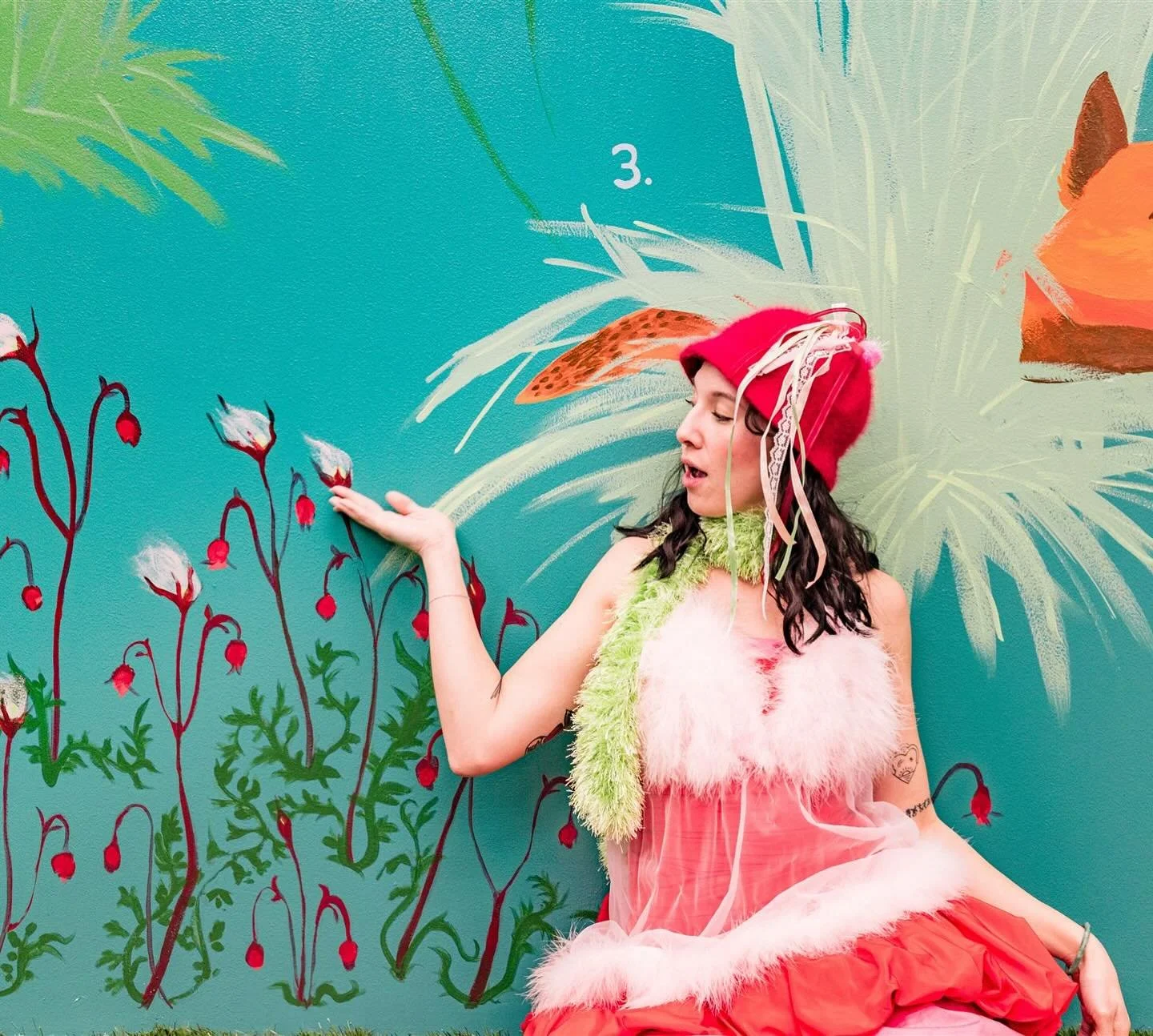 PICS OF MY PRAIRIE SMOKE DREAMGARDEN MURAL!! JAN 2025

painted in the fargo parks sports center with the lovely help of @_sluggmama_, @noskeliez, and @studio_nomo505 

photographed by @chaseevert