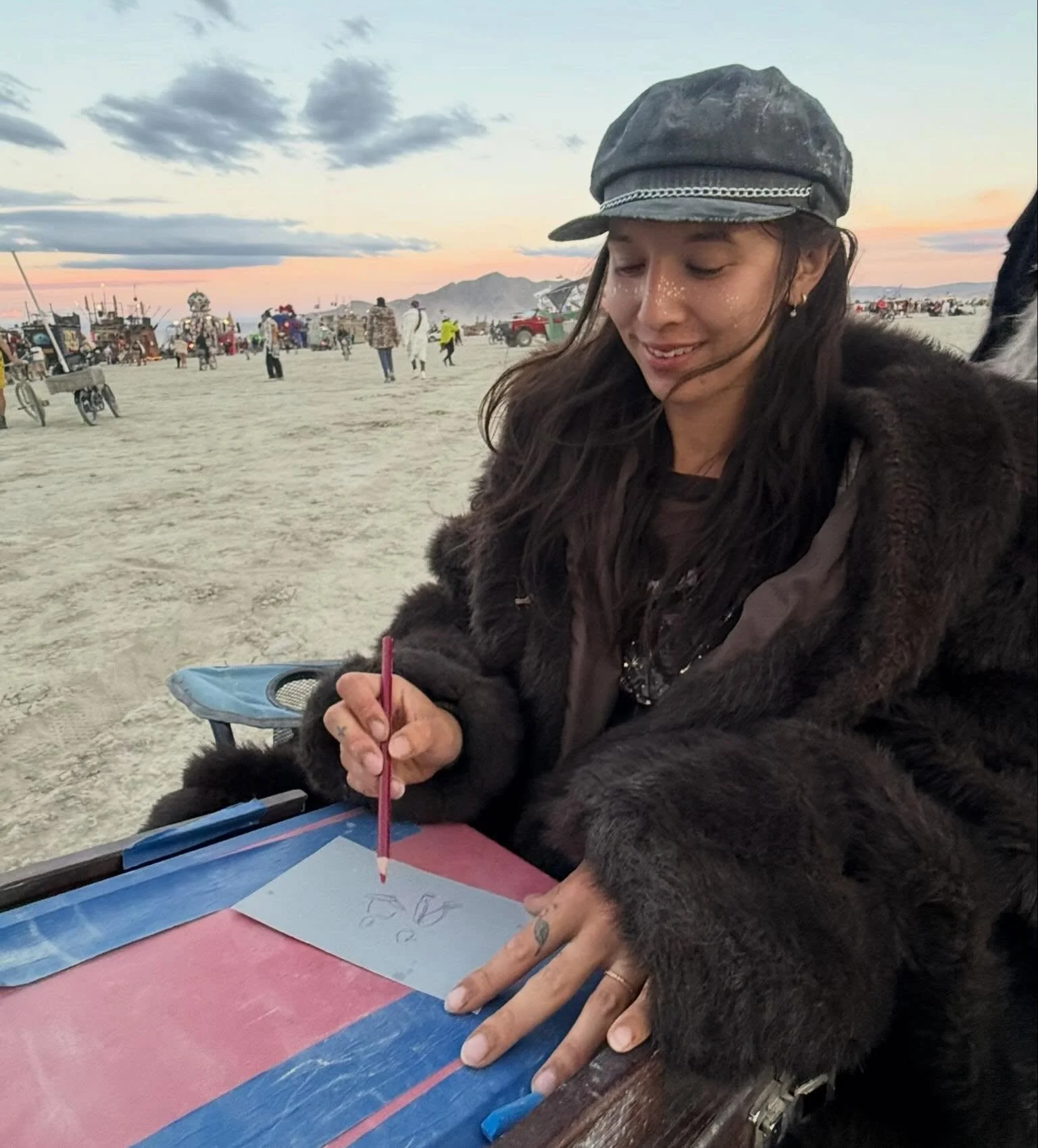 I have been known to bust out a (dusty) portrait from time to time, both on playa and at other functions&hellip; I don&rsquo;t post these often, because I believe their power lies in the magical moment of live capturing someone&rsquo;s essence. Often