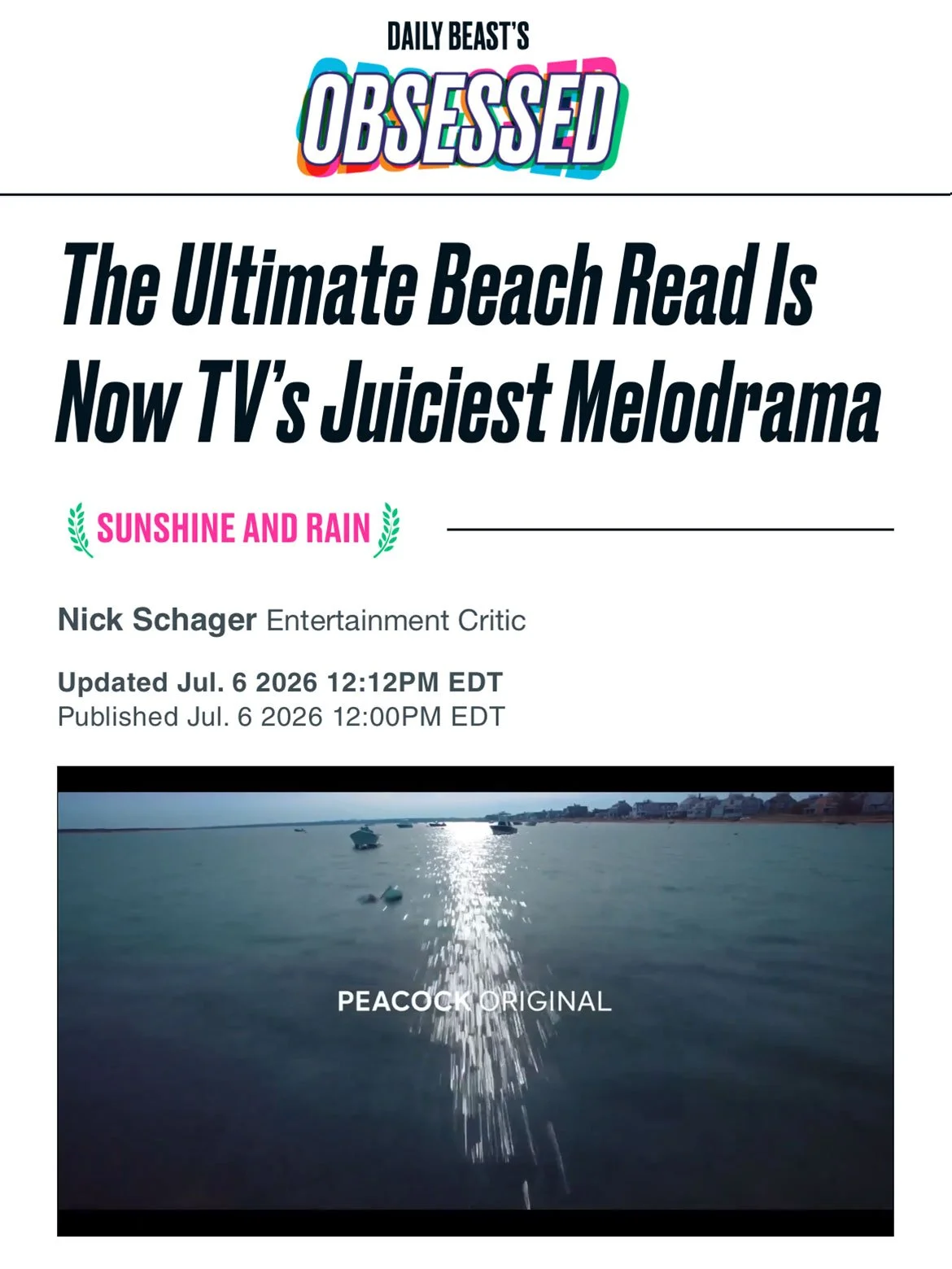 Daily Beast | Obsessed
