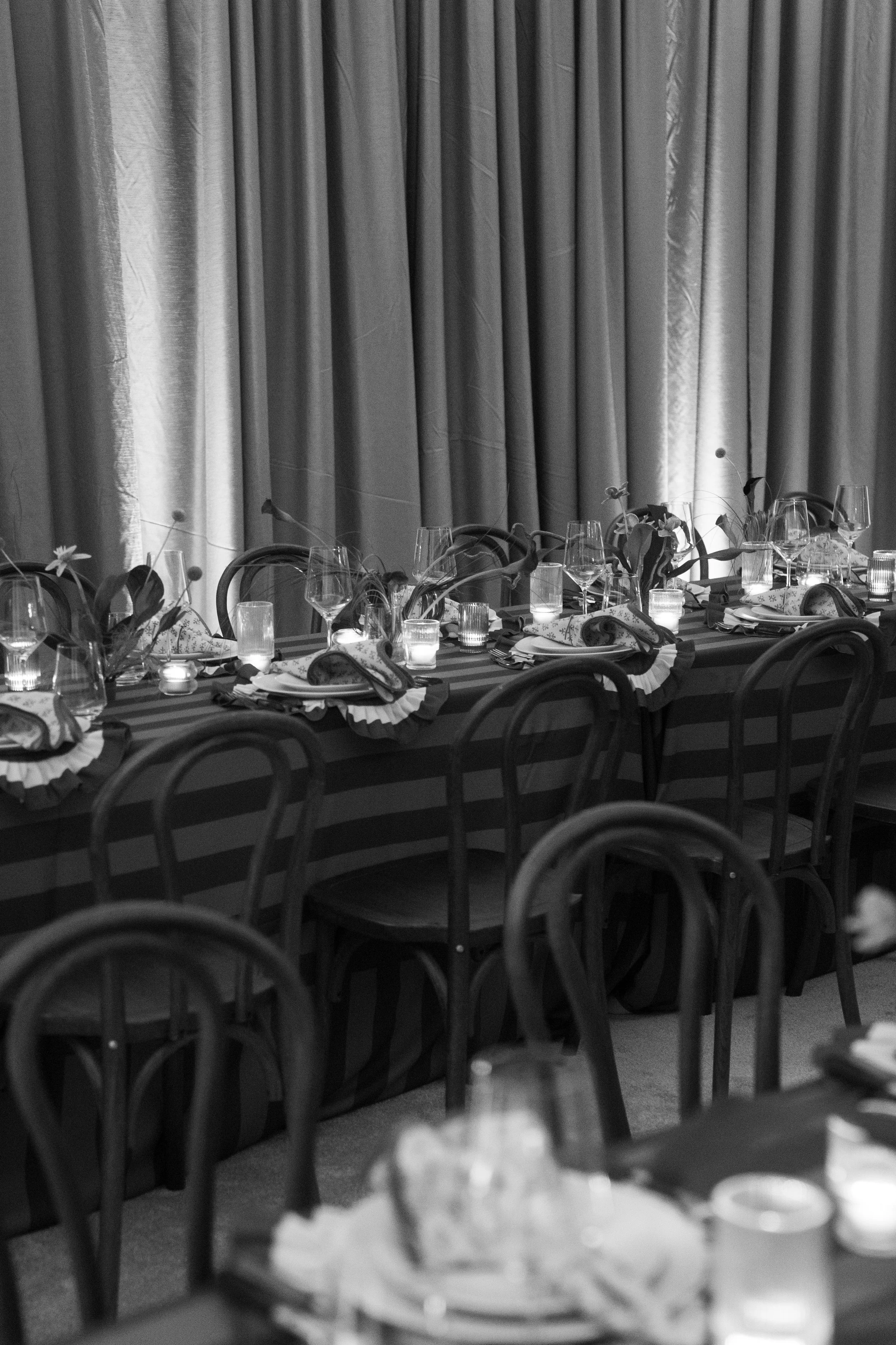 Holiday season friendsgiving celebration