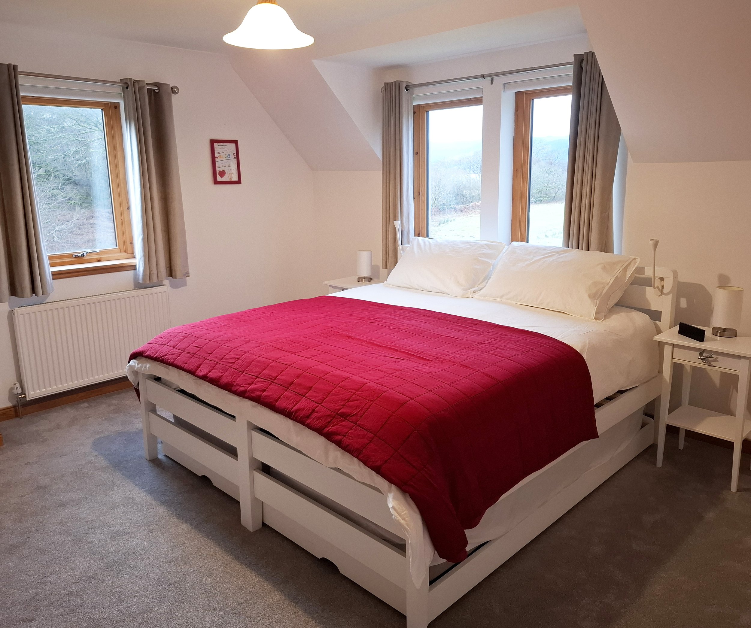 First floor double bedroom with superking bed - optional family room layout with additional 2 trundle beds
