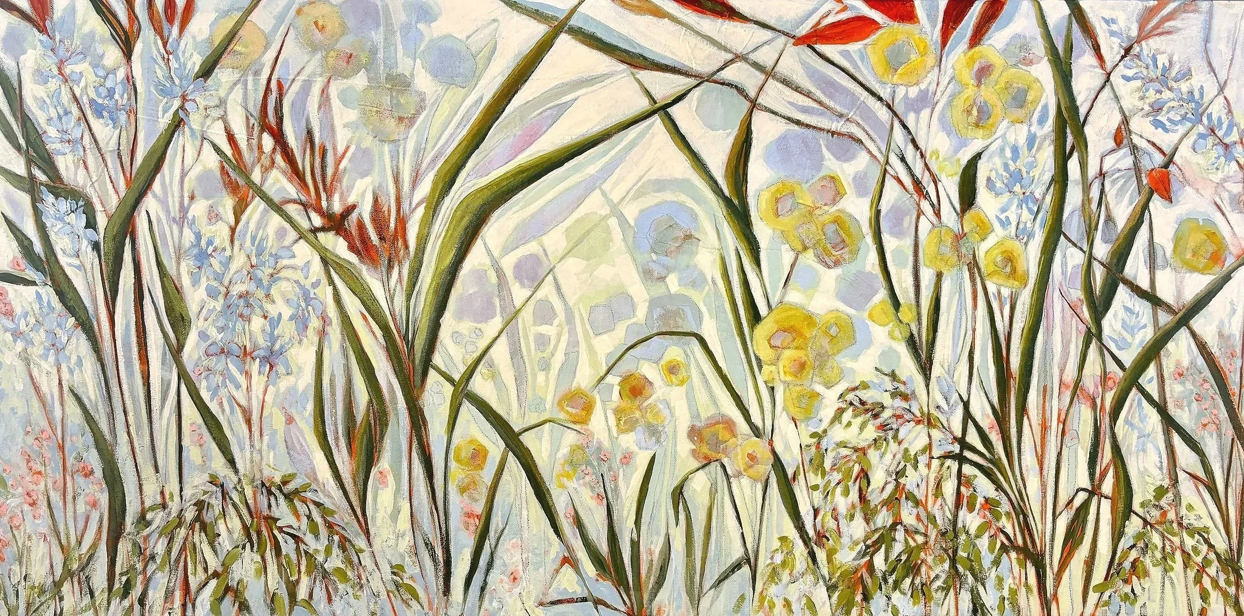 Where the Wild Things Grow, 36" x72"