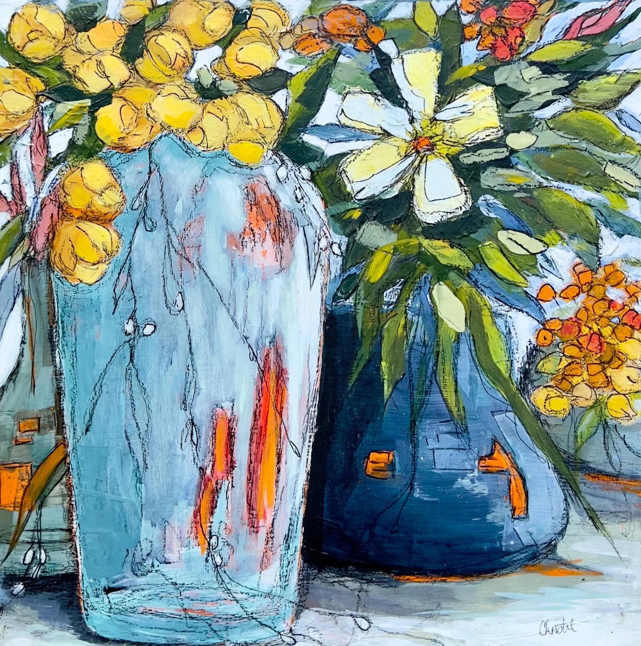 Vessels 8, 12" x 12"
