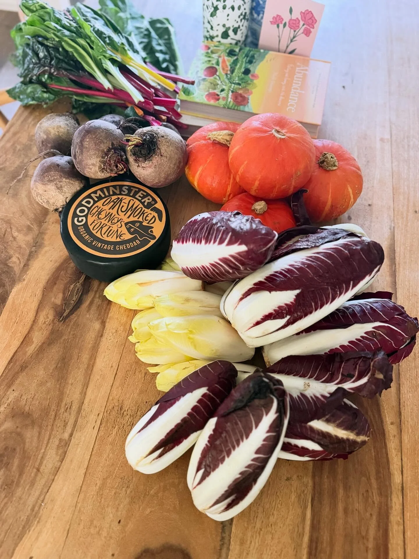 A gorgeous produce haul ahead of this weekend&rsquo;s Firelit Feast at @vallis_farm 🧡 There are 2 spots left for Saturday if you&rsquo;d like to grab them - menu below, &pound;70 with a beautiful wine pairing by @givinoginandwine.

Rosemary and smok