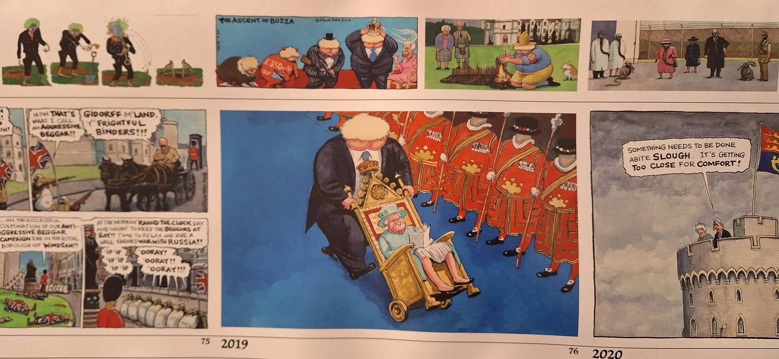 Steve Bell's The Windsor Tapestry [November 2024 - March 2025]