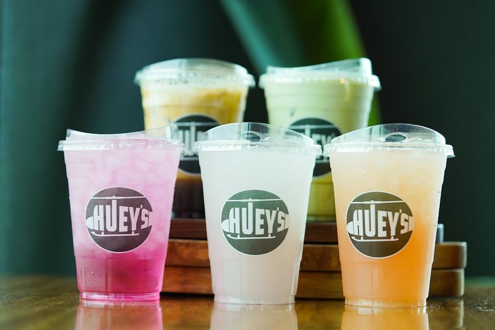 Our summer drinks drop tomorrow! 

☀️ Huey&rsquo;s Summer Drinks

🌅 Sunset Colada Energy
Tropical, creamy, and energizing.

🐉 Passion Dragon Fruit
Fruity, vibrant, and refreshingly smooth.

🍍 Pineapple Dragon Fruit
A bold tropical punch