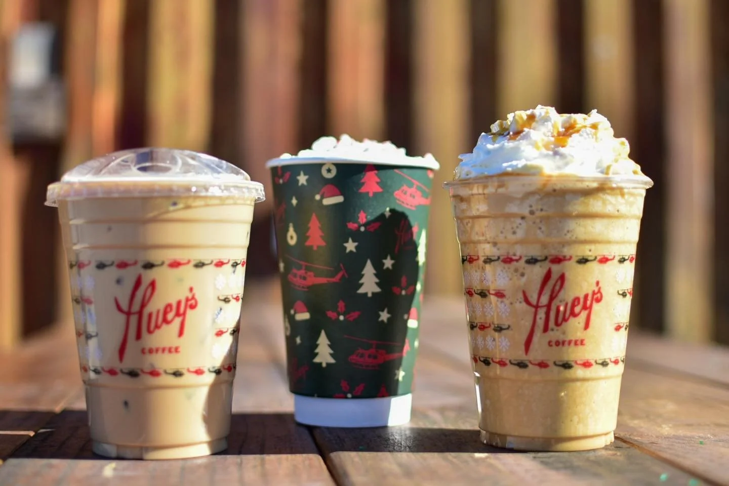 It&rsquo;s finally time!! Our holiday flavors are HERE and they are magic in a cup. ❄️☕️
Come try one (or all 👀) hot, iced or a frappe!

🎅 Cranberry Blood Orange Energy 
Cranberry + Blood Orange

🥧 Pecan Praline Latte
Caramel + Praline

🍫🍪 Peanu