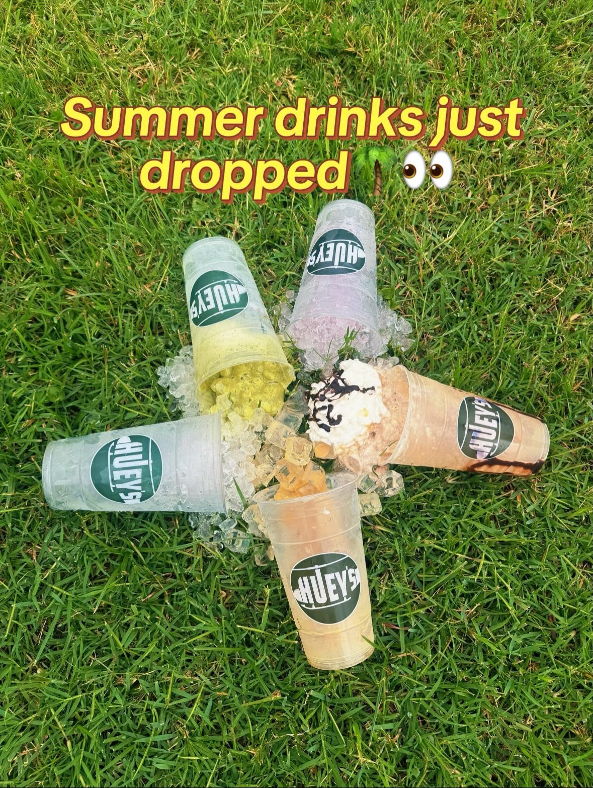 ☀️ SUMMER SIPS ARE HERE! ☀️

We&rsquo;re bringing the summer vibes all season long with five brand-new drinks:

🥥 Coconut Matchiato &ndash; Matcha and coconut come together for a smooth, refreshing favorite. Available hot, iced, or blended as a frap