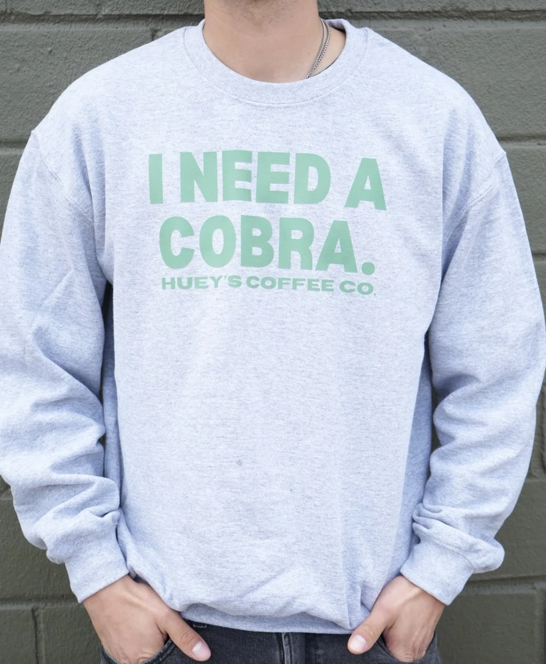 Grey Cobra Crewneck