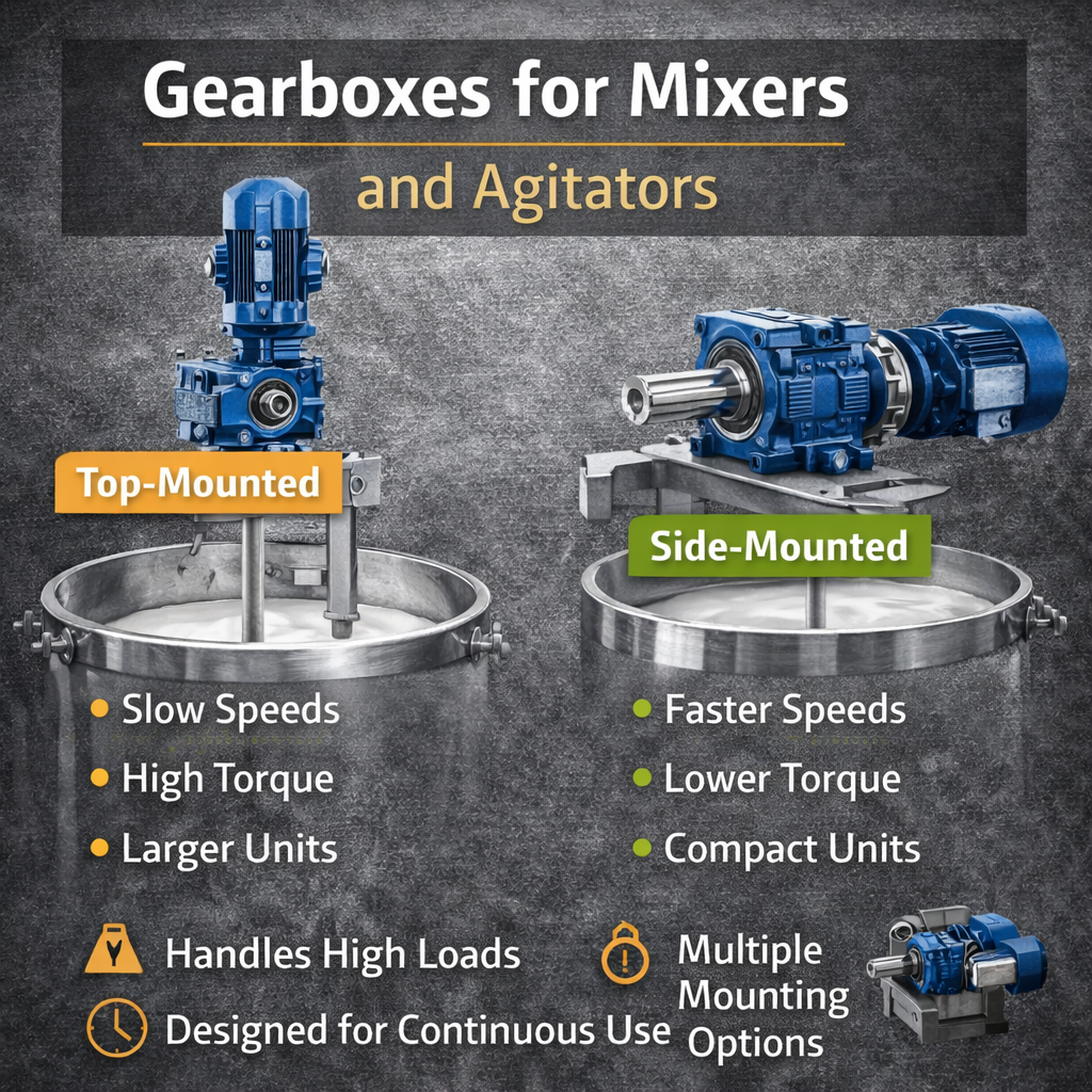 Gearboxes for Mixers and Agitators
