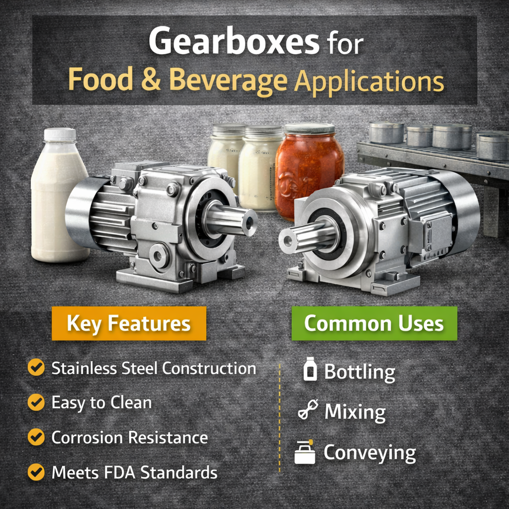 Gearboxes for Food &amp; Beverage Applications