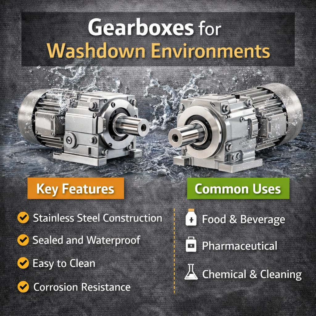 Gearboxes for Washdown Environments