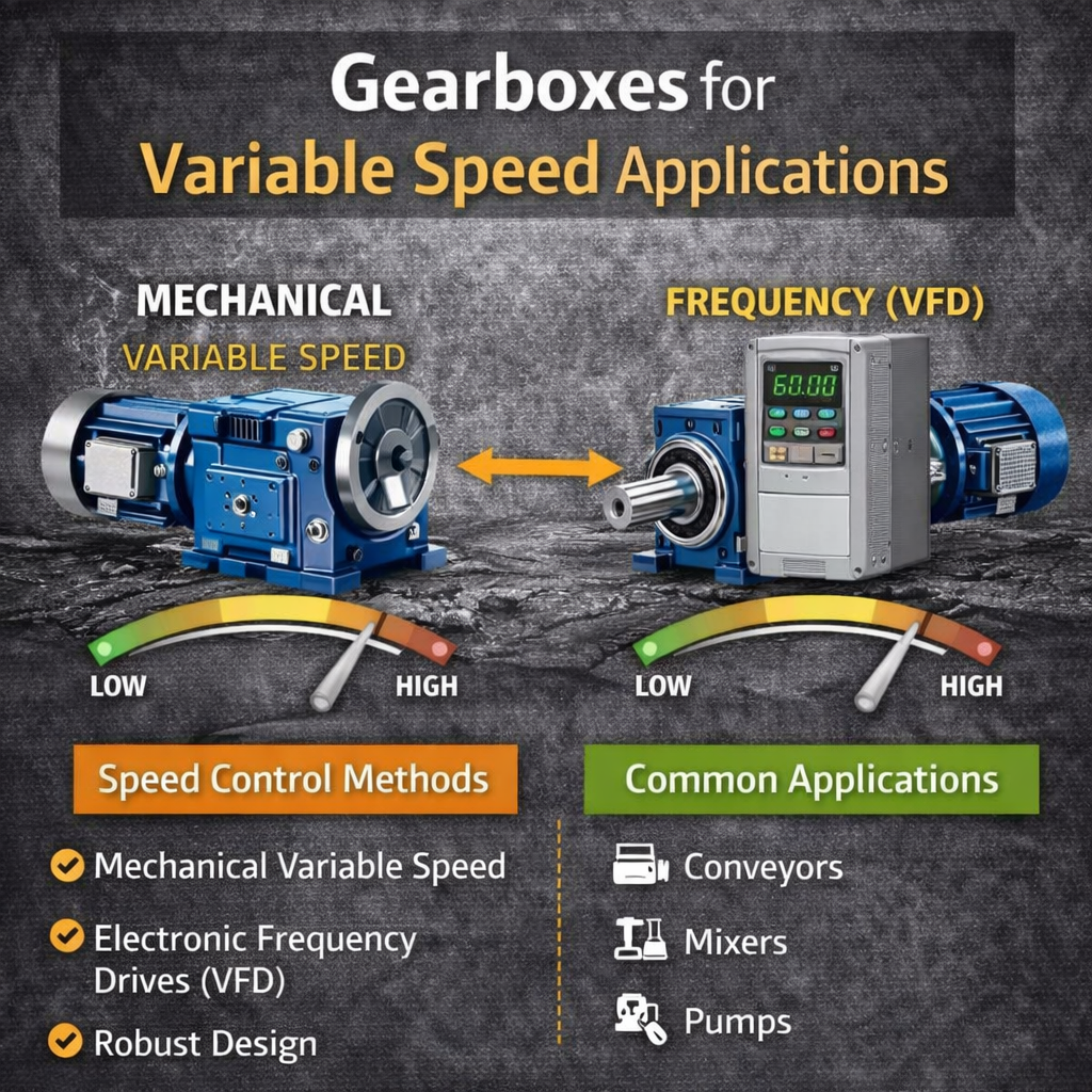 Gearboxes for Variable Speed Applications