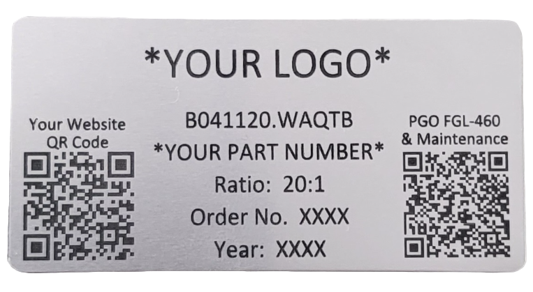 Part Change Label Custom Gearbox Solutions | Competitor Interchange Services