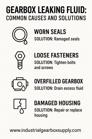 Gearbox Leaking Fluid - What Causes It and How to Fix It — Industrial