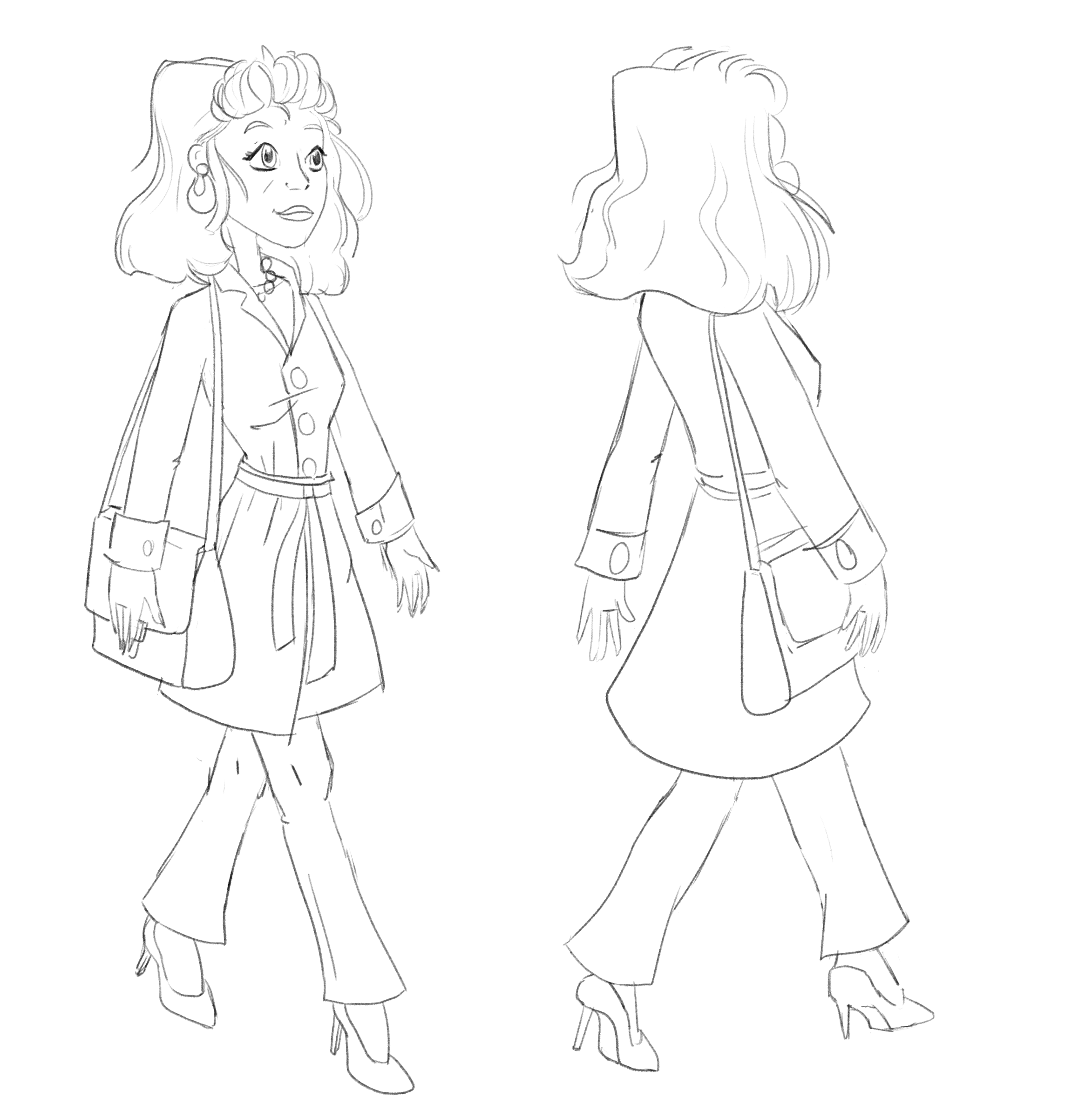 Ashley's Mom Character Design