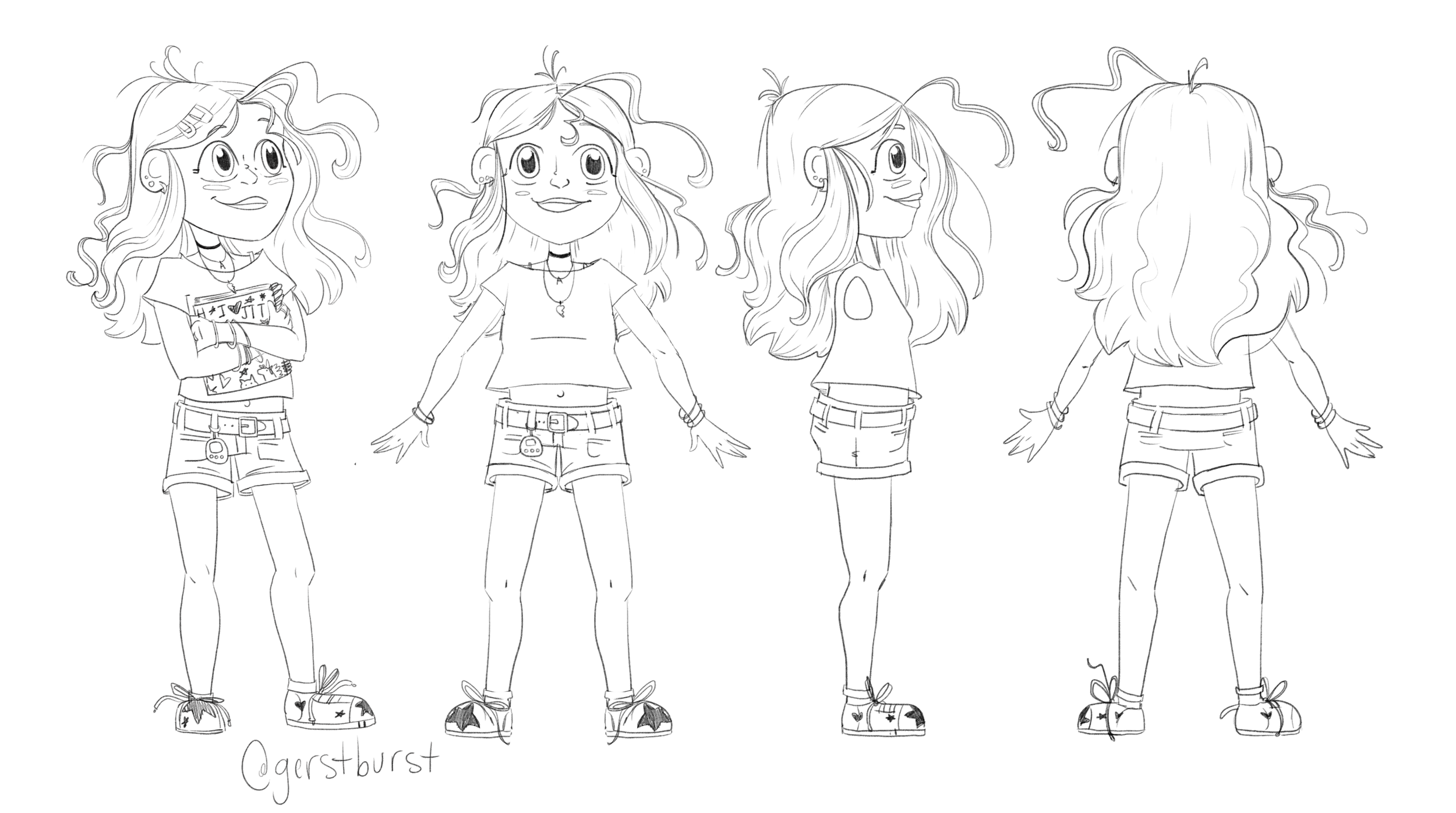 Tween Ashley Character Design
