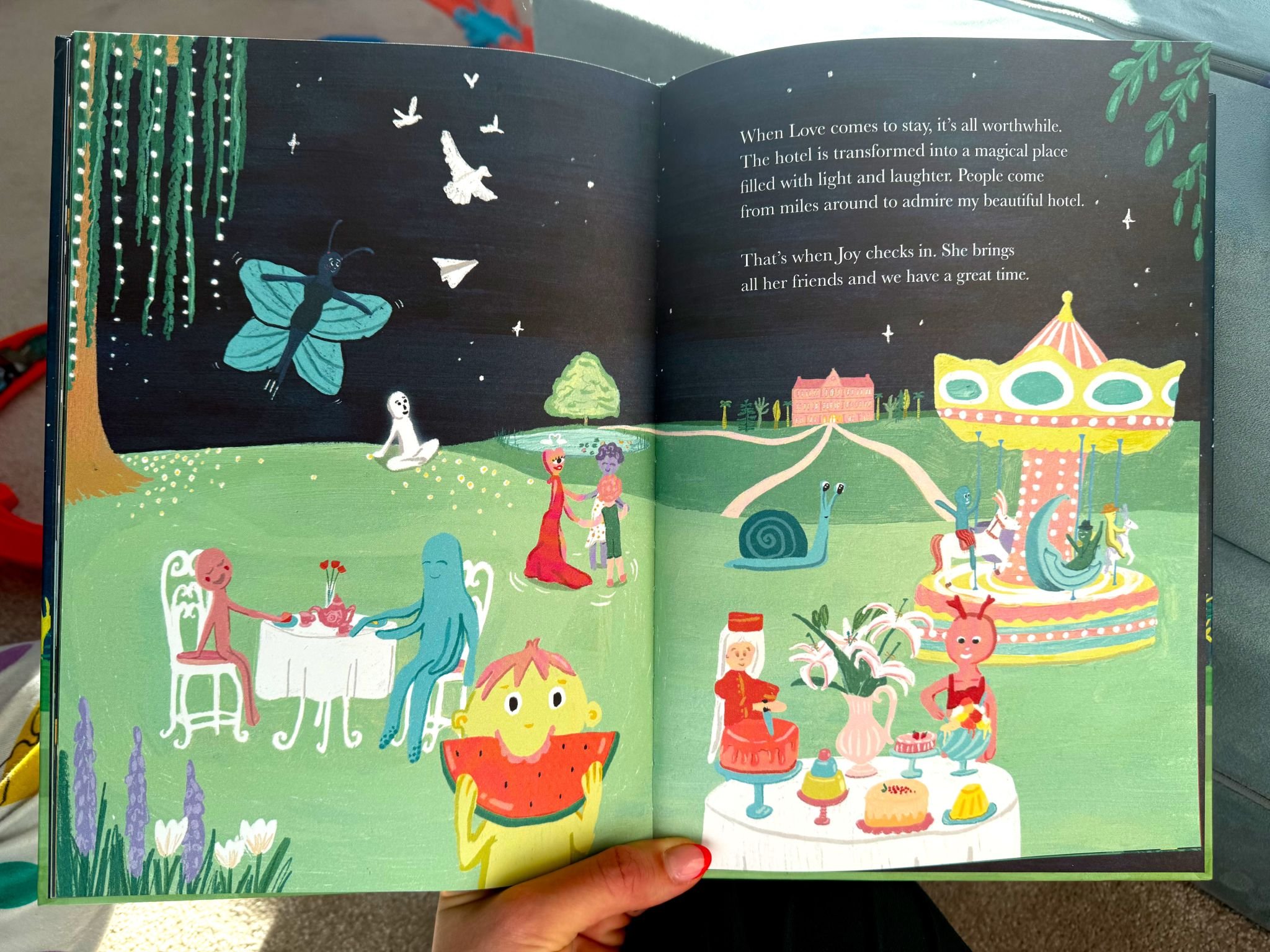 “When Love comes to stay, it’s all worthwhile.”