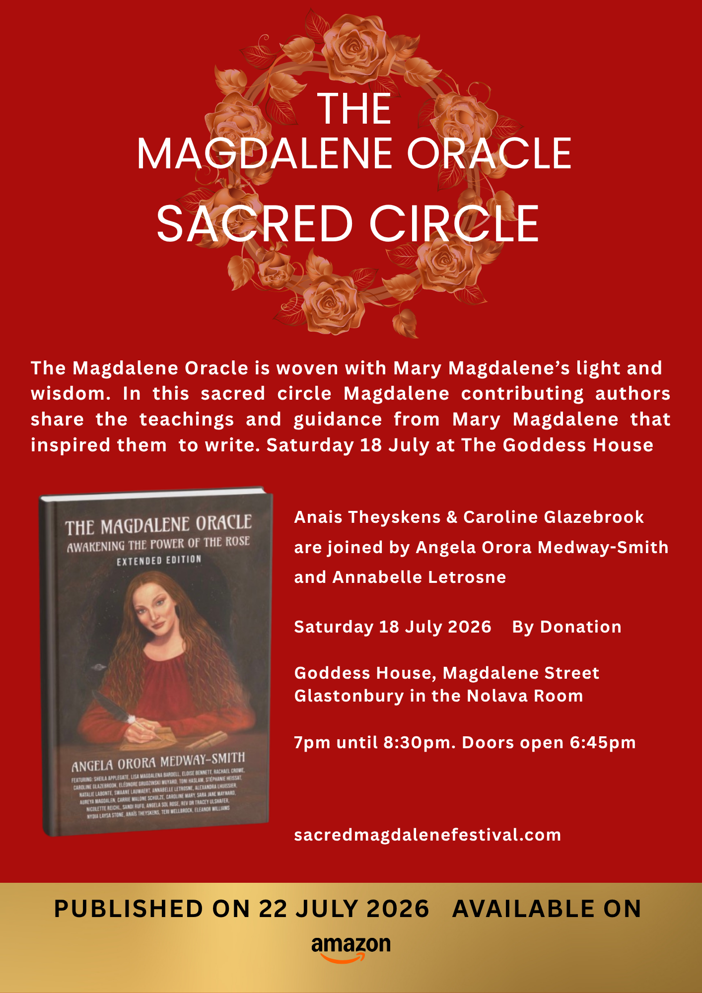 Magdalene Oracle Book Reading