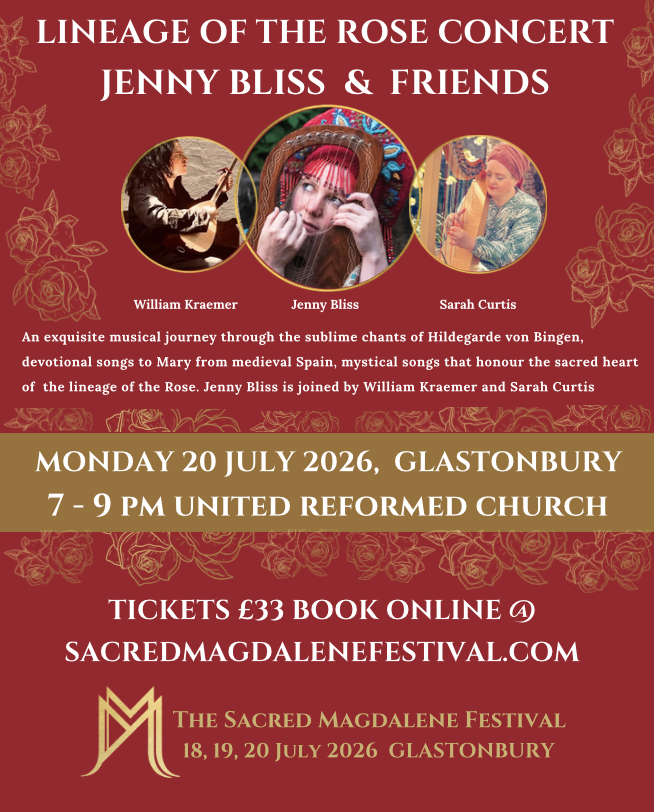 Jenny Bliss Concert Sacred Magdalene Festival July 2026